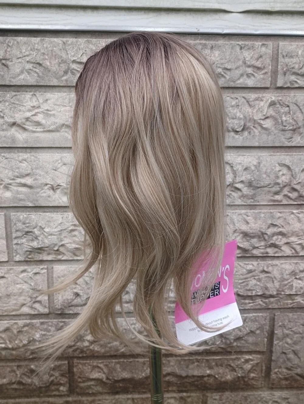 Brunette To Blonde Lace Front Wig Topper Hair Extension